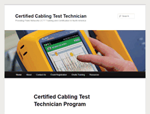 Tablet Screenshot of cctttraining.com